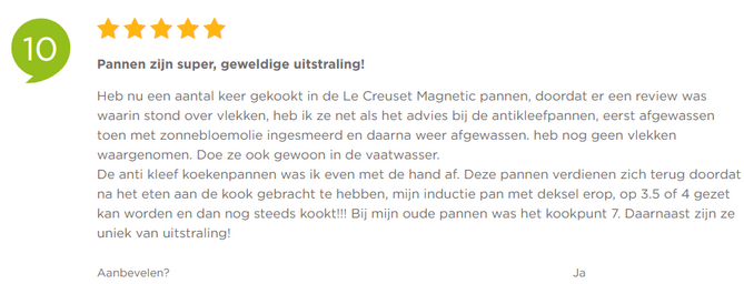 Le Creuset Magnetik pannenset beoordeling 3