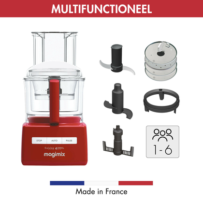 Magimix foodprocessor Cuisine System 4200 XL Rood - afb. 2