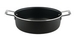 Alessi kookpan laag Pots and pans zwart 24 cm zonder deksel