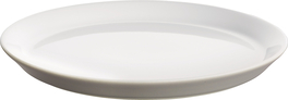 Alessi servies Tonale Dessertbord 20 cm lichtgrijs 4 stuks