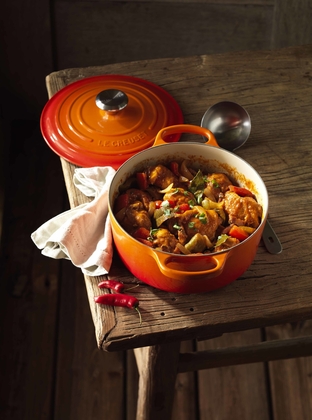 Le Creuset braadpan Signature rond 24 cm ORANJErood - afb. 2