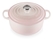 Le Creuset braadpan Signature rond 24 cm shell pink - afb. 1