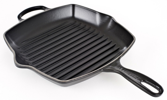 Le Creuset vierkante grillpan 26 cm mat zwart - afb. 1