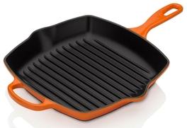 Le Creuset vierkante grillpan 26 cm ORANJErood