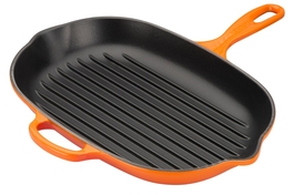 Le Creuset ovale grillpan 32 cm ORANJErood