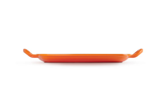 Le Creuset rechthoekige grillplaat 30 x 27 cm ORANJErood - afb. 2