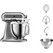 KitchenAid keukenmachine Artisan KSM185 Hoogglans grijs - afb. 2