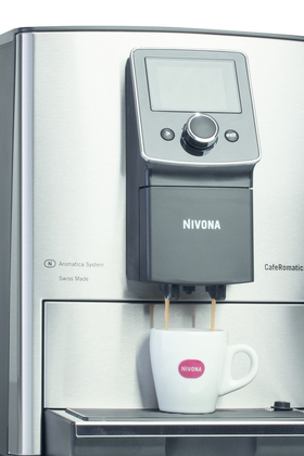 Nivona koffiemachine 825 Mat rvs met zwart - afb. 8