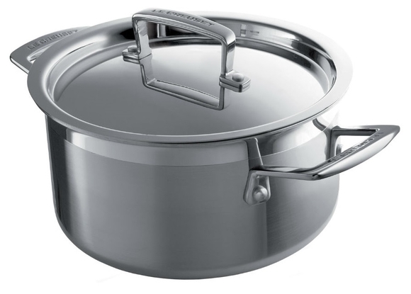 Le Creuset Magnetik lage kookpan 20 cm 3 ltr - afb. 1