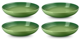 Le Creuset aardewerk diep bord 22 cm bamboo groen per stuk