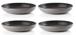 Le Creuset aardewerk diep bord 22 cm flint per stuk