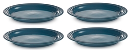 Le Creuset aardewerk dinerbord 27 cm deep teal per stuk