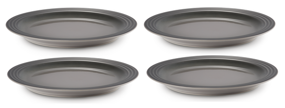 Le Creuset aardewerk dinerbord 27 cm flint per stuk - afb. 1