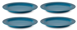 Le Creuset aardewerk klein bord 22 cm deep teal per stuk