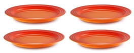 Le Creuset aardewerk klein bord 22 cm ORANJErood per stuk