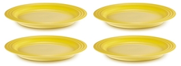 Le Creuset aardewerk klein bord 22 cm soleil geel per stuk