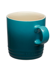 Le Creuset aardewerk koffiebeker 0,20 ltr deep teal per stuk