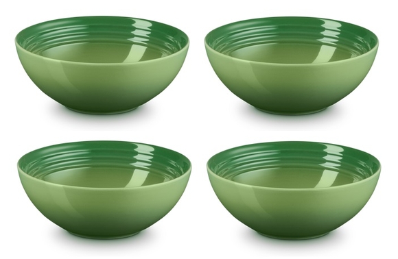 Le Creuset aardewerk ontbijtkom 16 cm bamboo groen per stuk - afb. 1