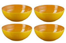 Le Creuset aardewerk ontbijtkom 16 cm nectar geel per stuk