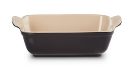 Le Creuset aardewerk ovenschaal 19 cm ebbenzwart