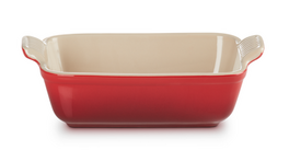 Le Creuset aardewerk ovenschaal 19 cm kersenrood