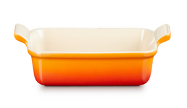 Le Creuset aardewerk ovenschaal 19 cm ORANJErood