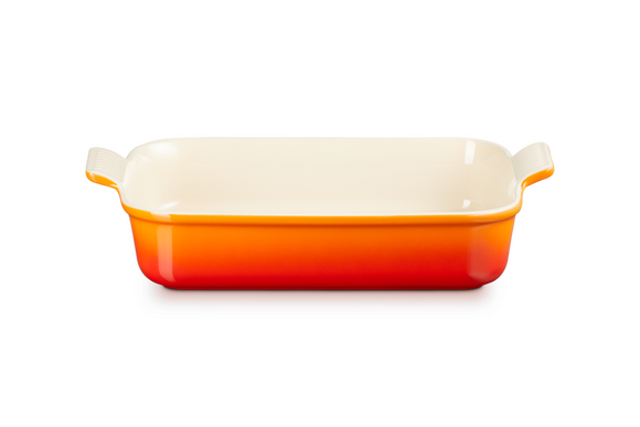 Le Creuset aardewerk ovenschaal 32 cm ORANJErood - afb. 1