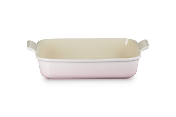 Le Creuset aardewerk ovenschaal 32 cm shell pink - afb. 1