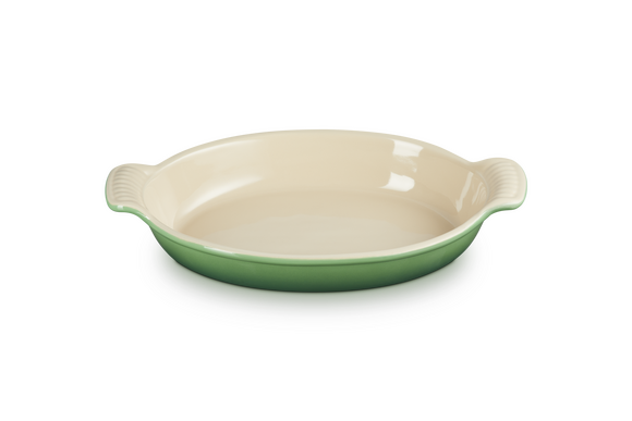 Le Creuset aardewerk ovenschaal ovaal 28 cm bamboo groen - afb. 2