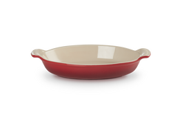 Le Creuset aardewerk ovenschaal ovaal 28 cm kersenrood