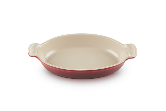 Le Creuset aardewerk ovenschaal ovaal 28 cm kersenrood - afb. 2