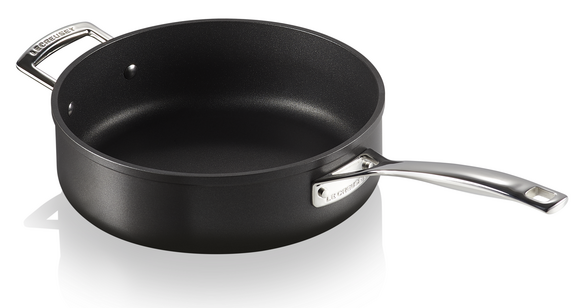 Le Creuset anti aanbak sauteerpan recht 26 cm met tegengreep - afb. 1