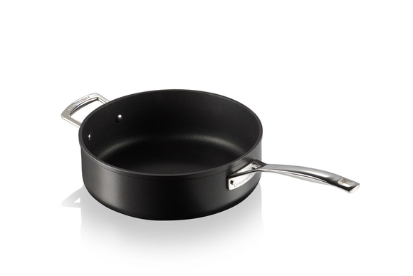 Le Creuset anti aanbak sauteerpan recht 28 cm met tegengreep - afb. 2