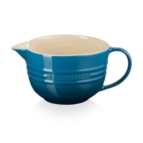 Le Creuset kleine beslagkom aardewerk 2 ltr 12 x 17 cm deep teal