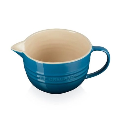 Le Creuset kleine beslagkom aardewerk 2 ltr 12 x 17 cm deep teal - afb. 4