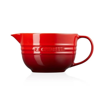 Le Creuset kleine beslagkom aardewerk 2 ltr 12 x 17 cm kersenrood - afb. 3