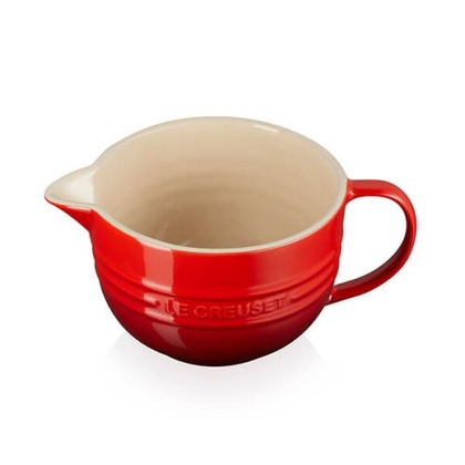 Le Creuset kleine beslagkom aardewerk 2 ltr 12 x 17 cm kersenrood - afb. 4