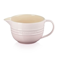 Le Creuset kleine beslagkom aardewerk 2 ltr 12 x 17 cm shell pink