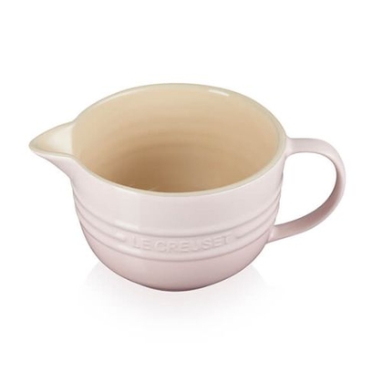 Le Creuset kleine beslagkom aardewerk 2 ltr 12 x 17 cm shell pink - afb. 4