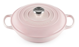 Le Creuset braadpan Campagnard 26 cm shell pink