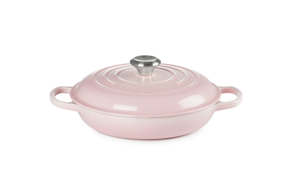 Le Creuset braadpan Campagnard 26 cm shell pink - afb. 5