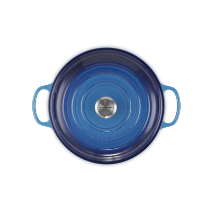 Le Creuset braadpan Campagnard 30 cm azureblauw - afb. 4