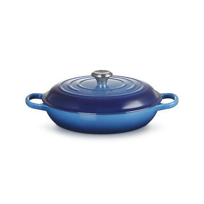 Le Creuset braadpan Campagnard 30 cm azureblauw - afb. 8