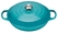 Le Creuset braadpan Campagnard 30 cm caribbean blue - afb. 2