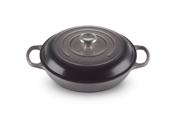 Le Creuset braadpan Campagnard 30 cm flint - afb. 2