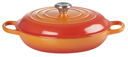 Le Creuset braadpan Campagnard 30 cm ORANJErood