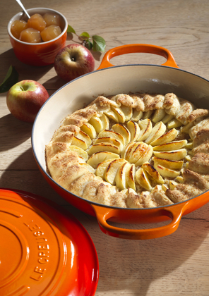 Le Creuset braadpan Campagnard 30 cm ORANJErood - afb. 3