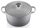 Le Creuset braadpan hoog Signature rond 24 cm 5 liter mist grey - afb. 1