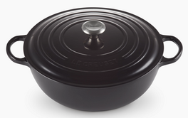 Le Creuset braadpan Marmite 24 cm mat zwart