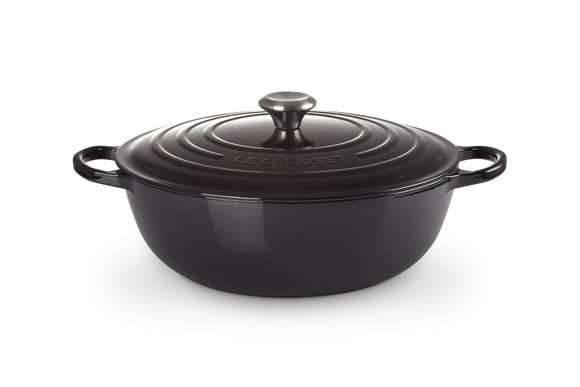 Le Creuset braadpan Marmite 24 cm mat zwart - afb. 2